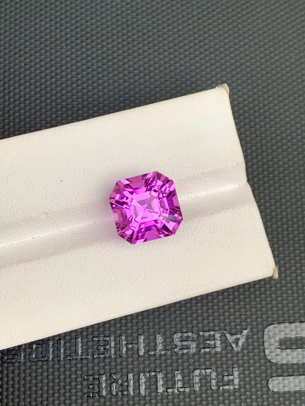 Deep Pink Kunzite Gemstone: Faceted Asscher Cut, 11.57 CT