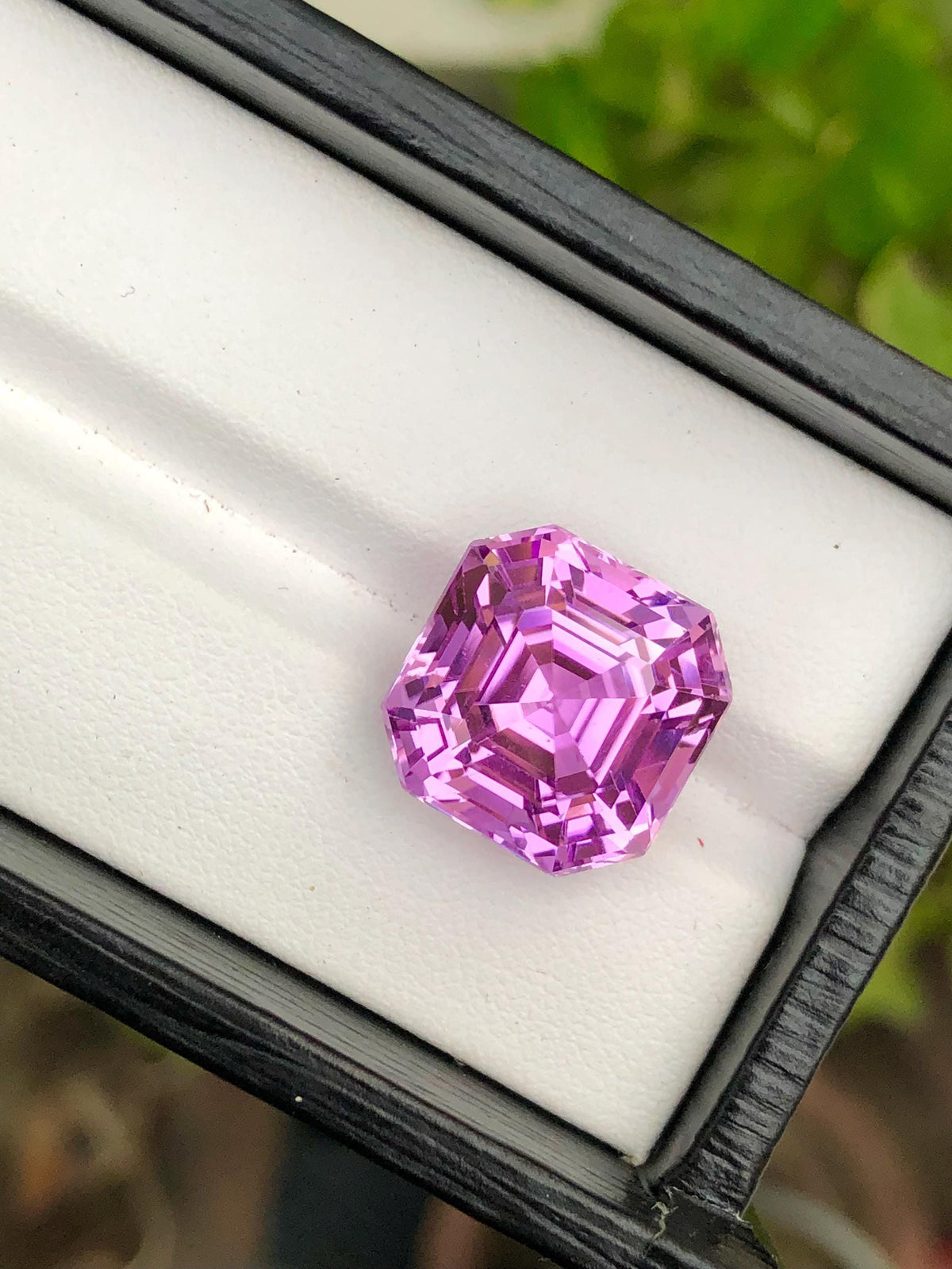 Pink Kunzite Gemstone: 20.25 CT Asscher Cut, Afghanistan