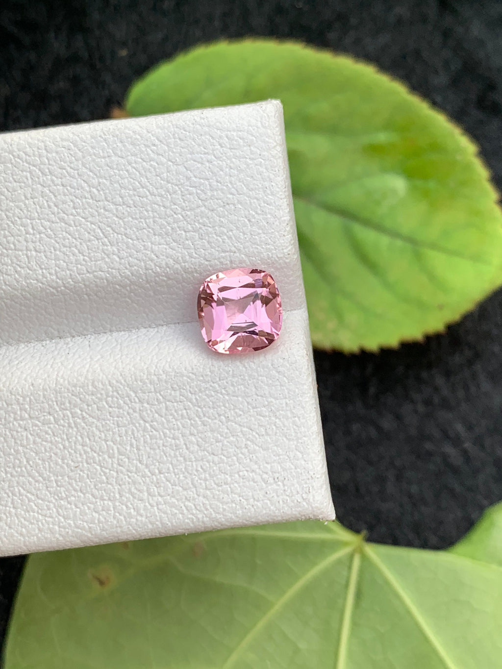 Natural Pink Tourmaline Gemstone: Cushion Cut, Afghanistan Origin (6x6x5 MM)