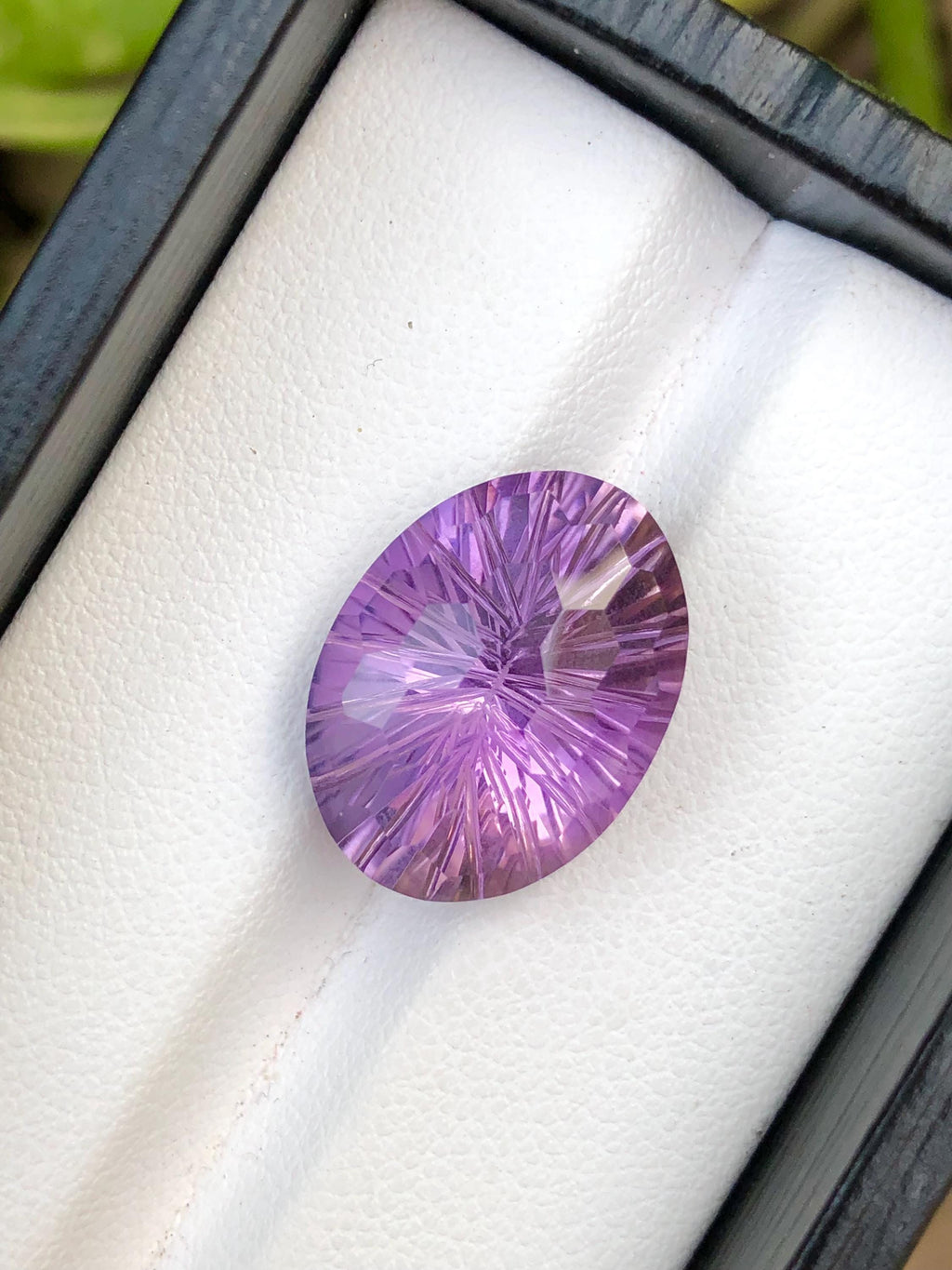Fancy Cut Amethyst Gemstone: 11.70 CT Natural Purple Ring Stone