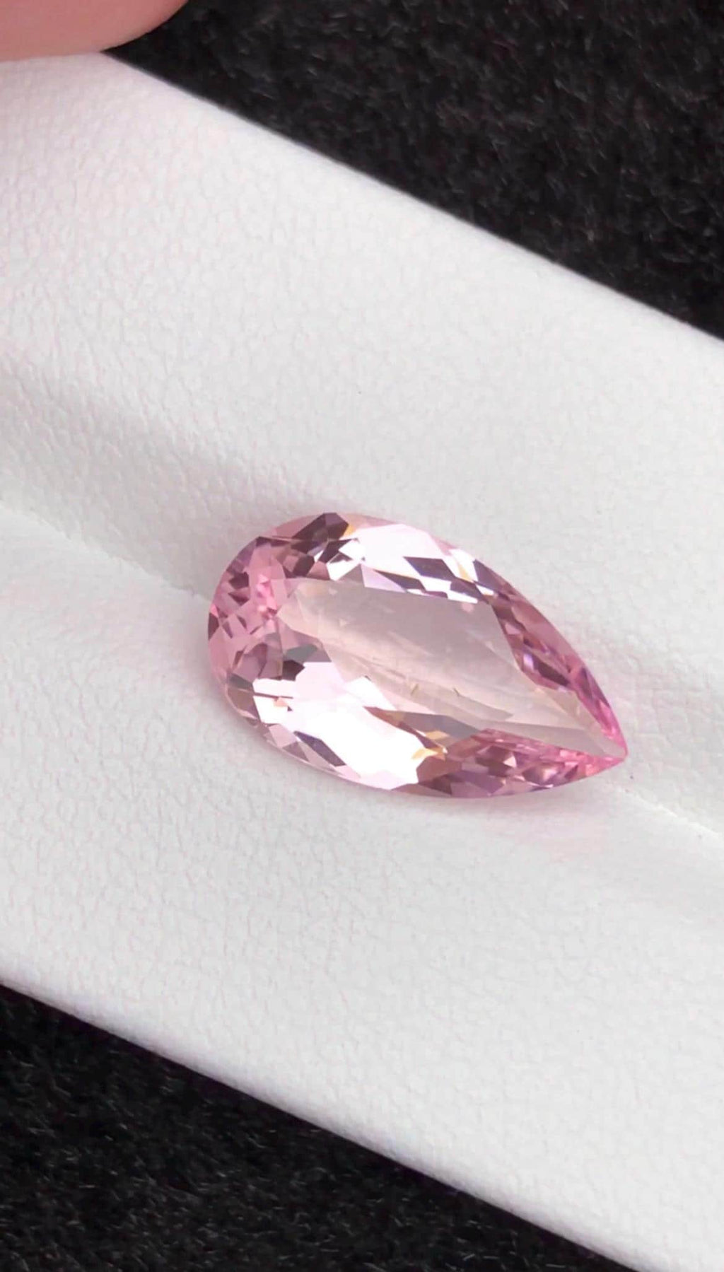 Pink Morganite 4.45 ct Pear Cut – From Pakistan