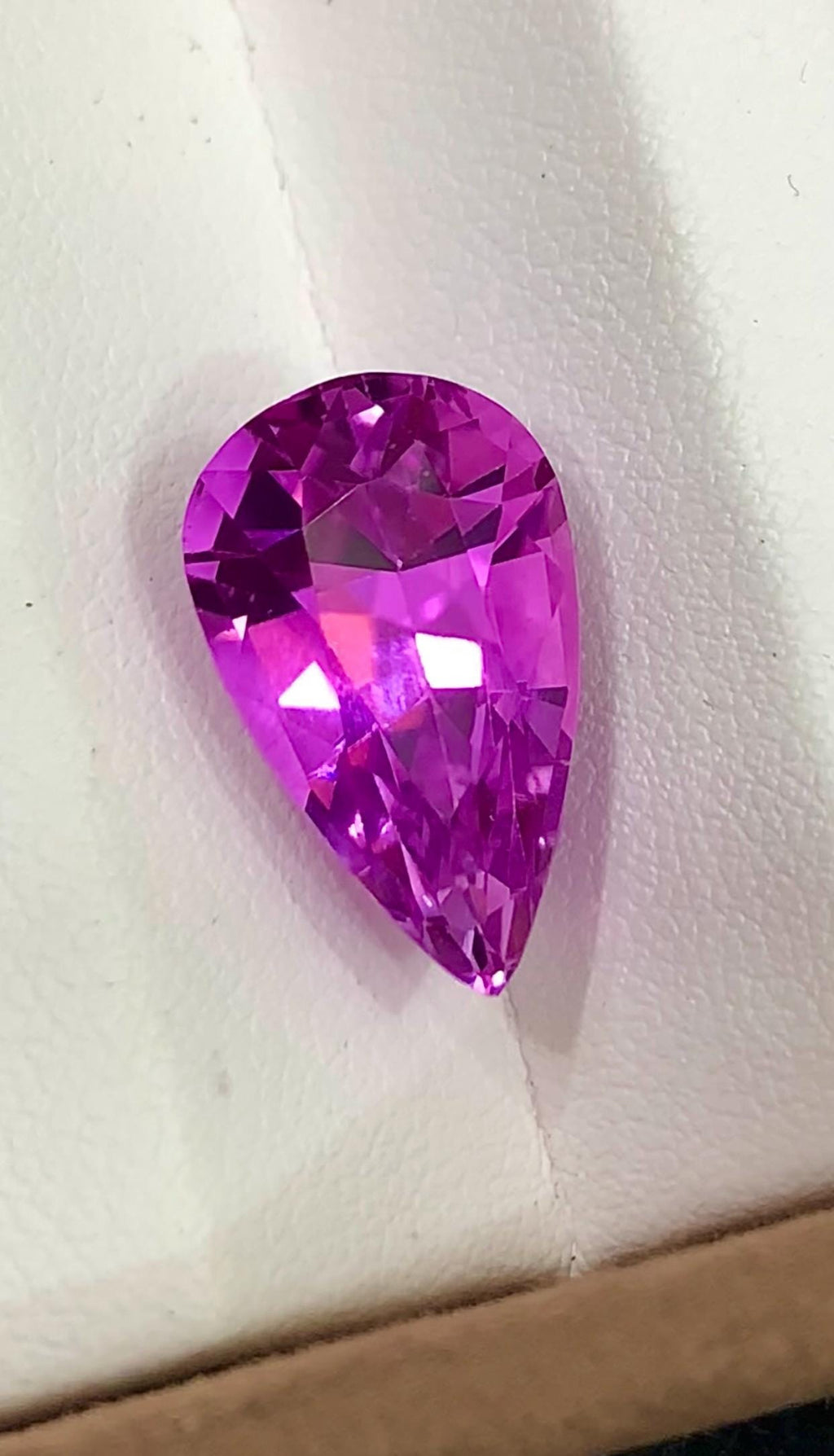 Deep Pink Kunzite 11.60 CT Pear Cut - From Afghanistan