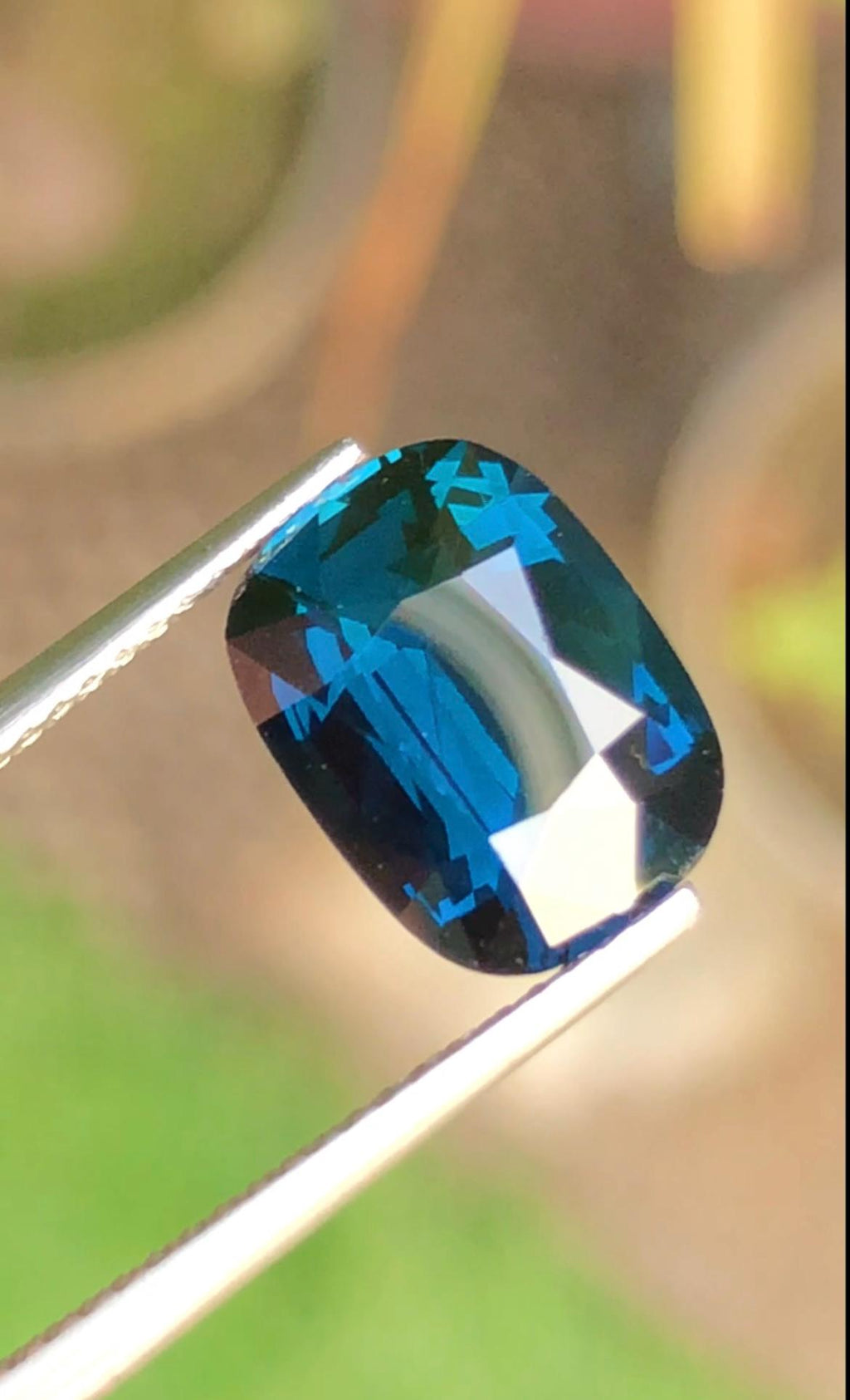 Natural Cobalt Spinel 3.62 Ct in Cushion Cut From Tanzania