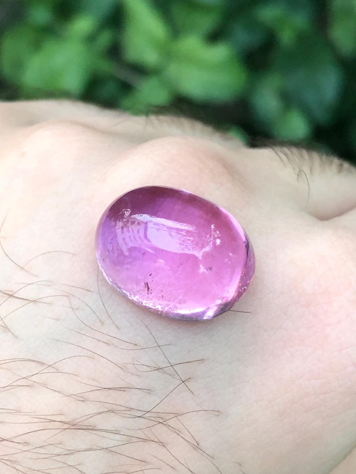 Pink Kunzite 24.94 Carat Polished Cabochon from Afghanistan – Gemstone Collector’s Piece
