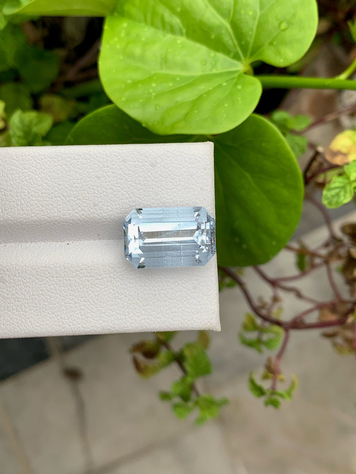 Santa Maria Aquamarine Gemstone: Emerald Cut, 10.20 CT, VVS Flawless