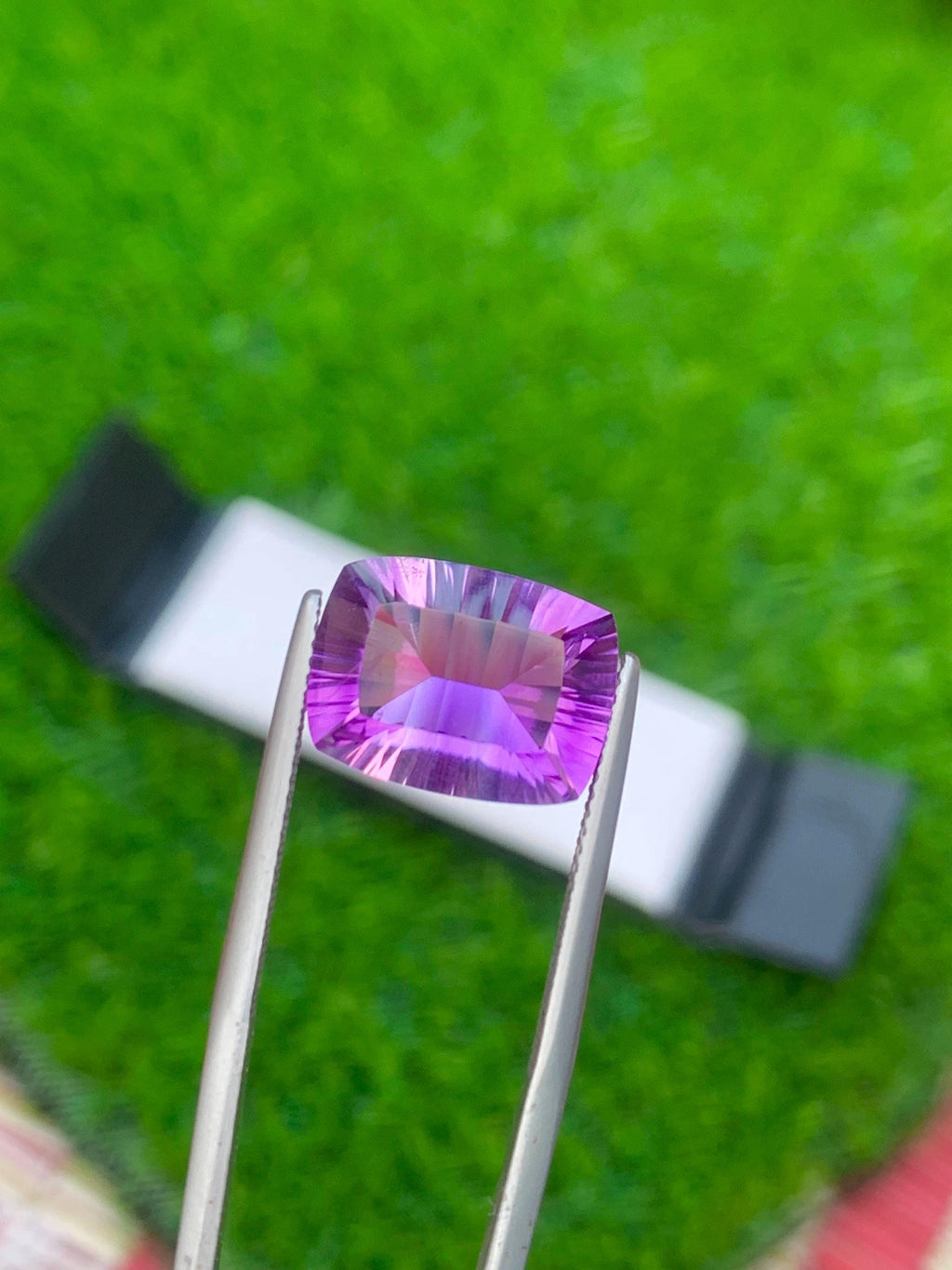 Light Purple Amethyst Gemstone: Flawless Cushion Cut, 8.75 CT