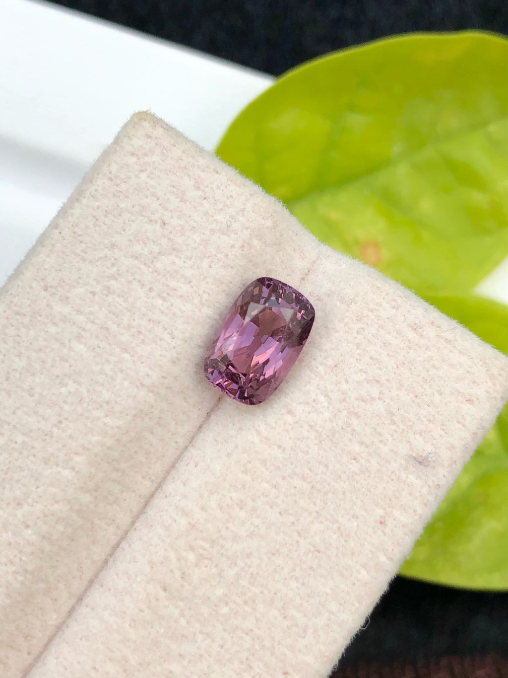 2.10 CT Purplish Pink Spinel Loose Gemstone: Cushion Cut, Afghanistan Origin
