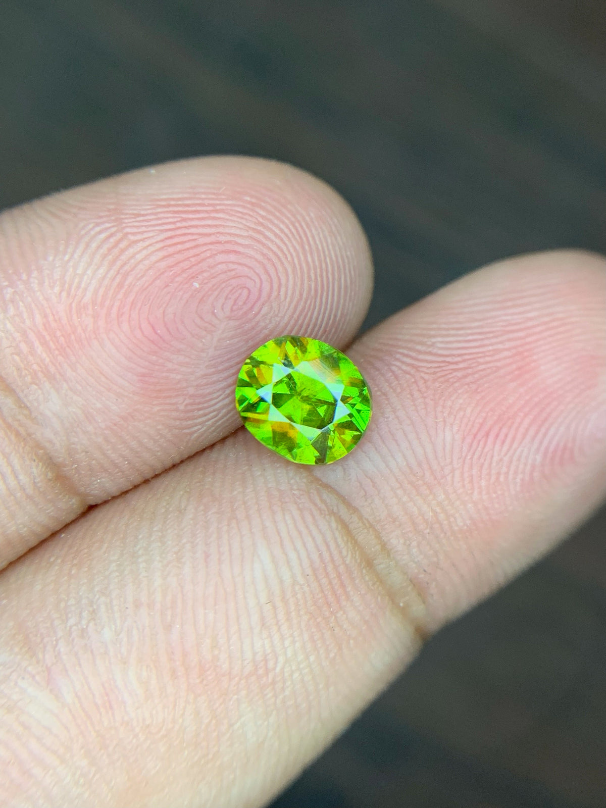 1.10 CT Natural Sphene Gemstone: Oval Cut, Himalayan Origin