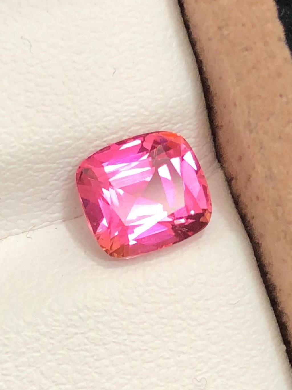 Vivid Pink Rubellite 1.70 Cushion Cut Madagascar