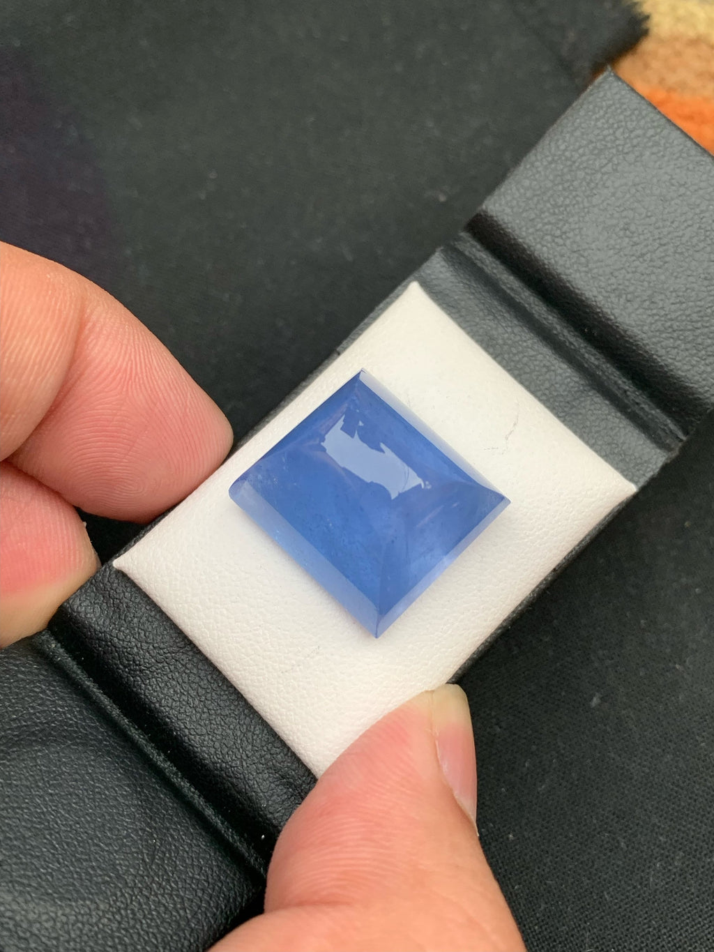 Santa Maria Aquamarine Cabochon: 40 Carat Sugarloaf Gemstone
