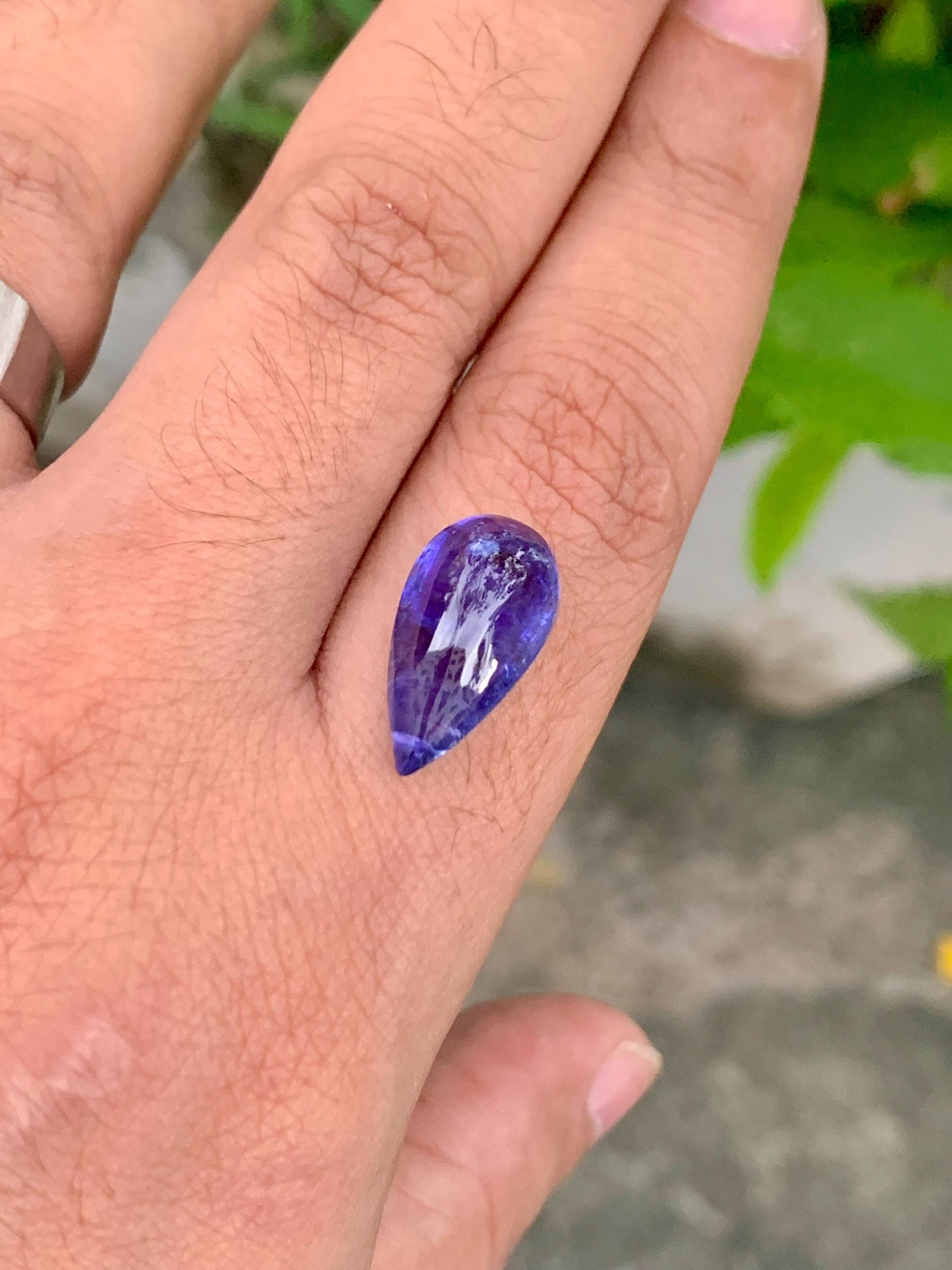 AAA Tanzanite Cabochon: Loose December Birthstone, Jewelry Making (10.13 Carat