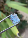 Santa Maria Aquamarine Gemstone: 5.5 CT Emerald Cut Loose Stone