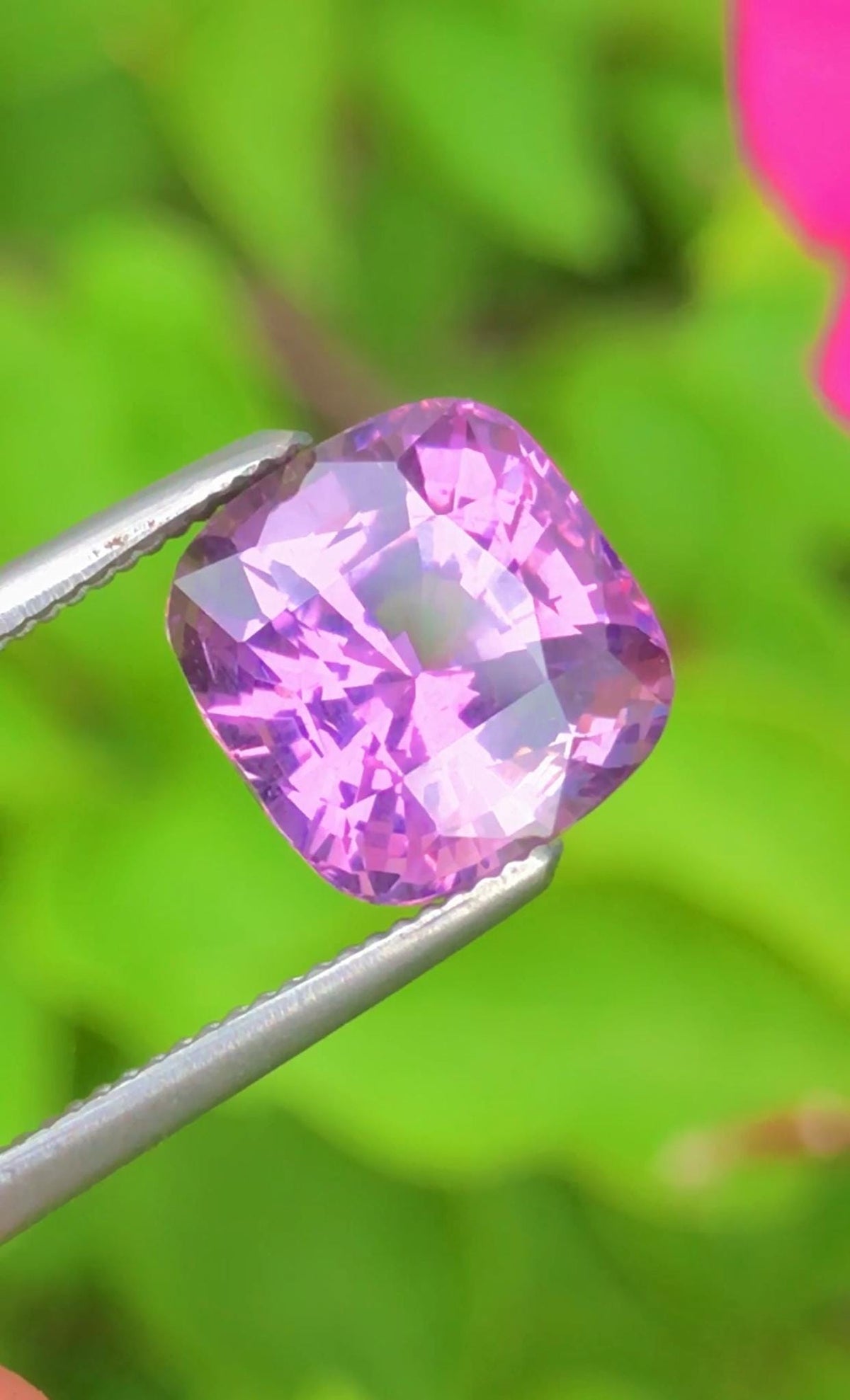 Presenting an extraordinary Certified Violet Spinel beauty.
