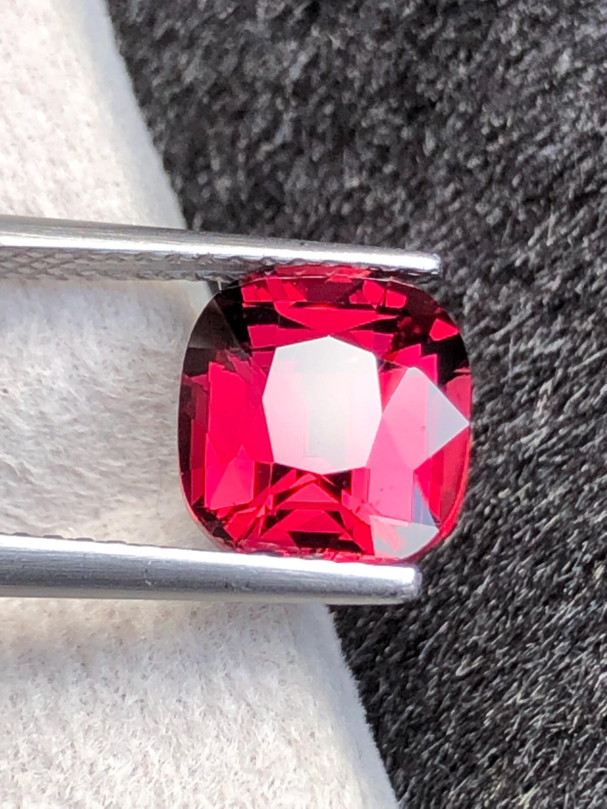 Rhodolite Garnet 3.17ct Cushion Cut – Tanzanian Gemstone