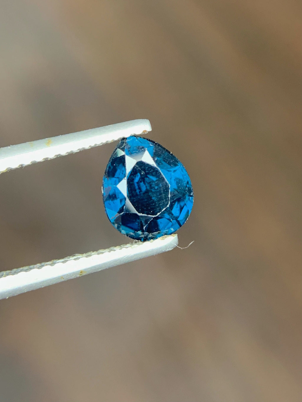 Deep Blue Spinel Gemstone, Faceted Spinel Stone, August Birthstone, 1.55 CT