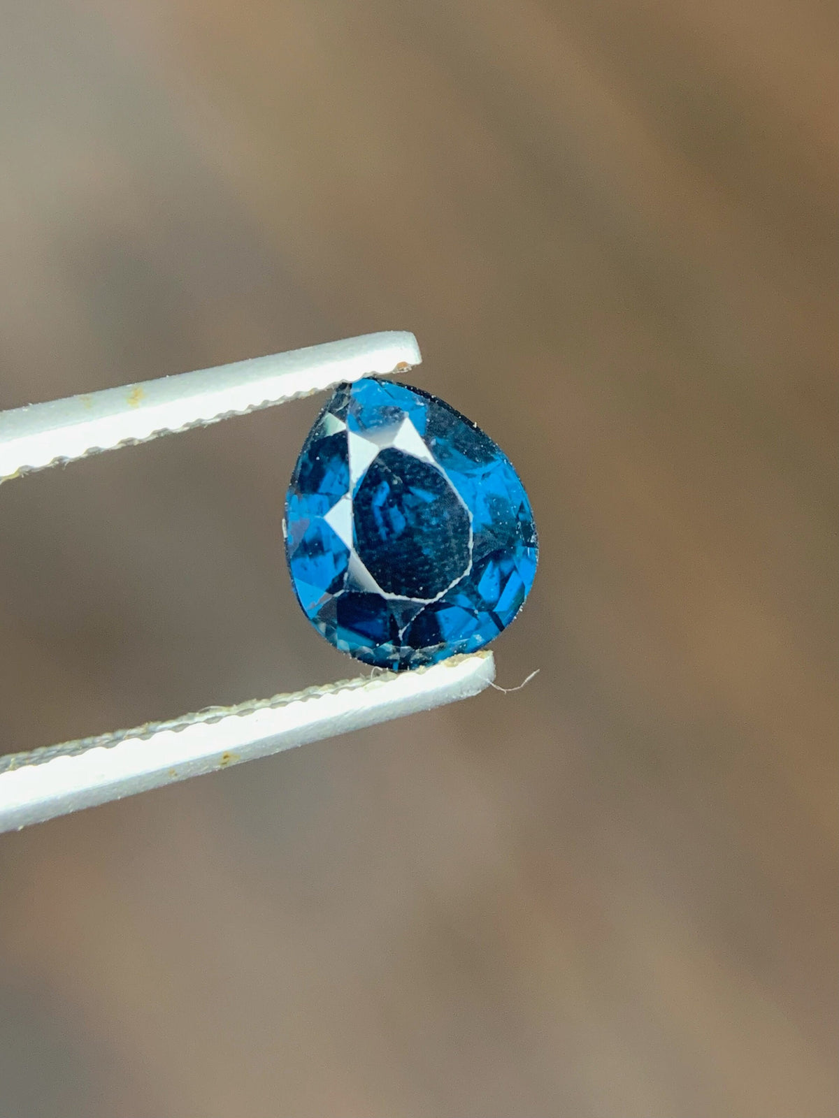 Deep Blue Spinel Gemstone, Faceted Spinel Stone, August Birthstone, 1.55 CT