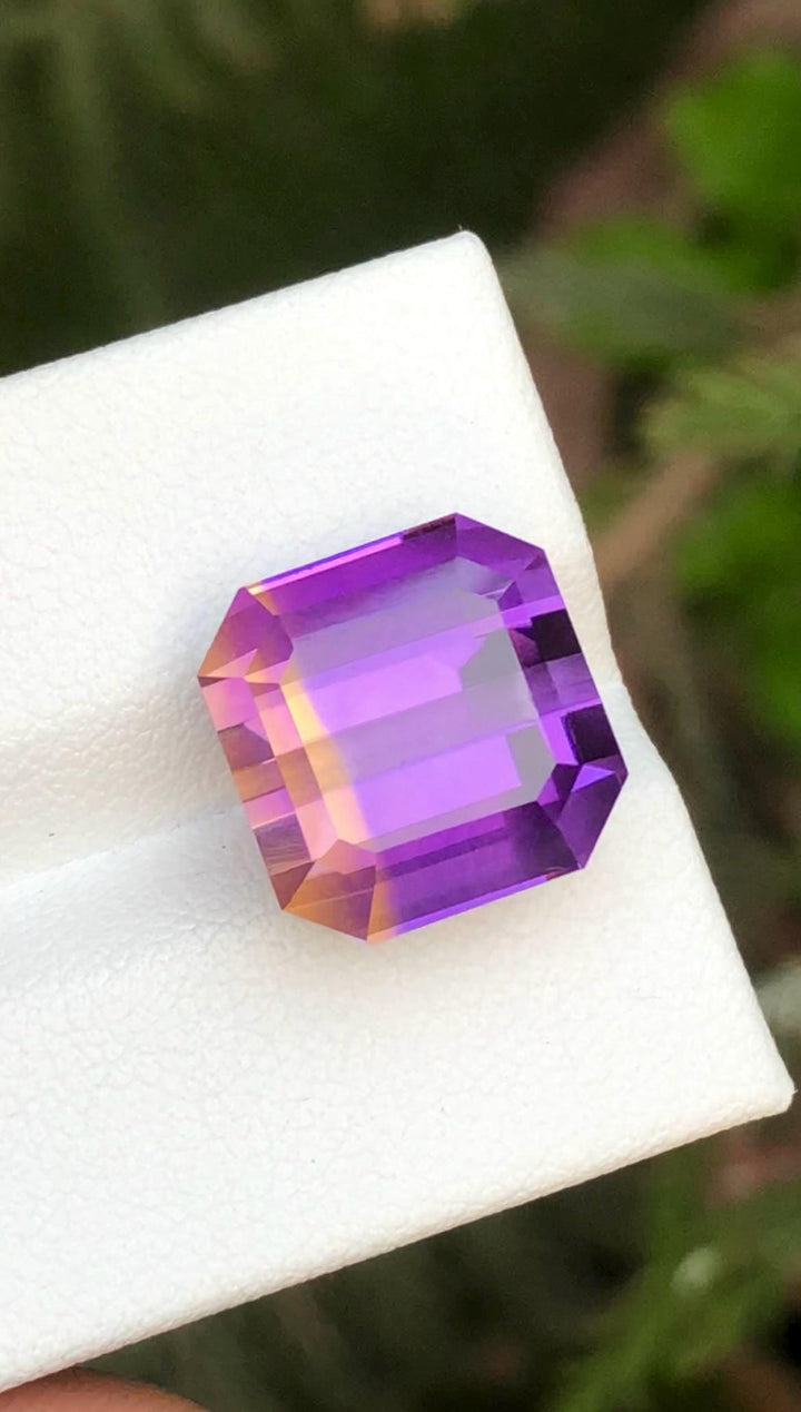 Ametrine 11.75ct Emerald Cut • Bi-Color Gemstone from Bolivia