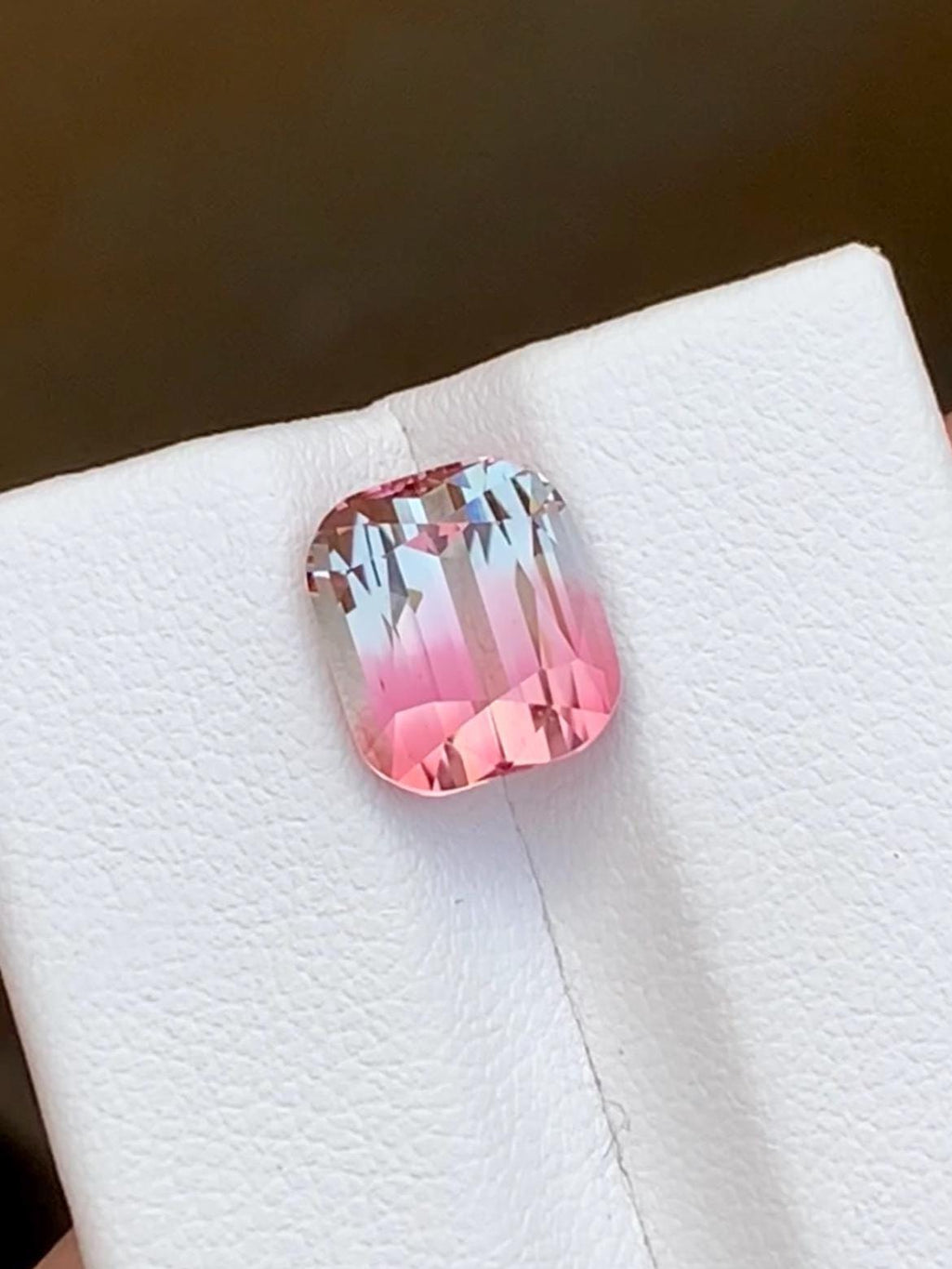 Bi-Color Tourmaline 4.30ct Cushion Cut Afghanistan