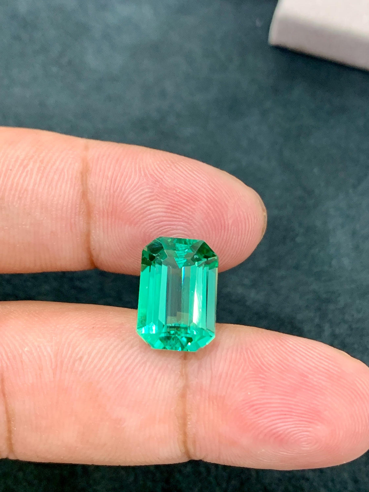 Hiddenite 8.45ct Octagonal Emerald Cut Gemstone from Afghanistan