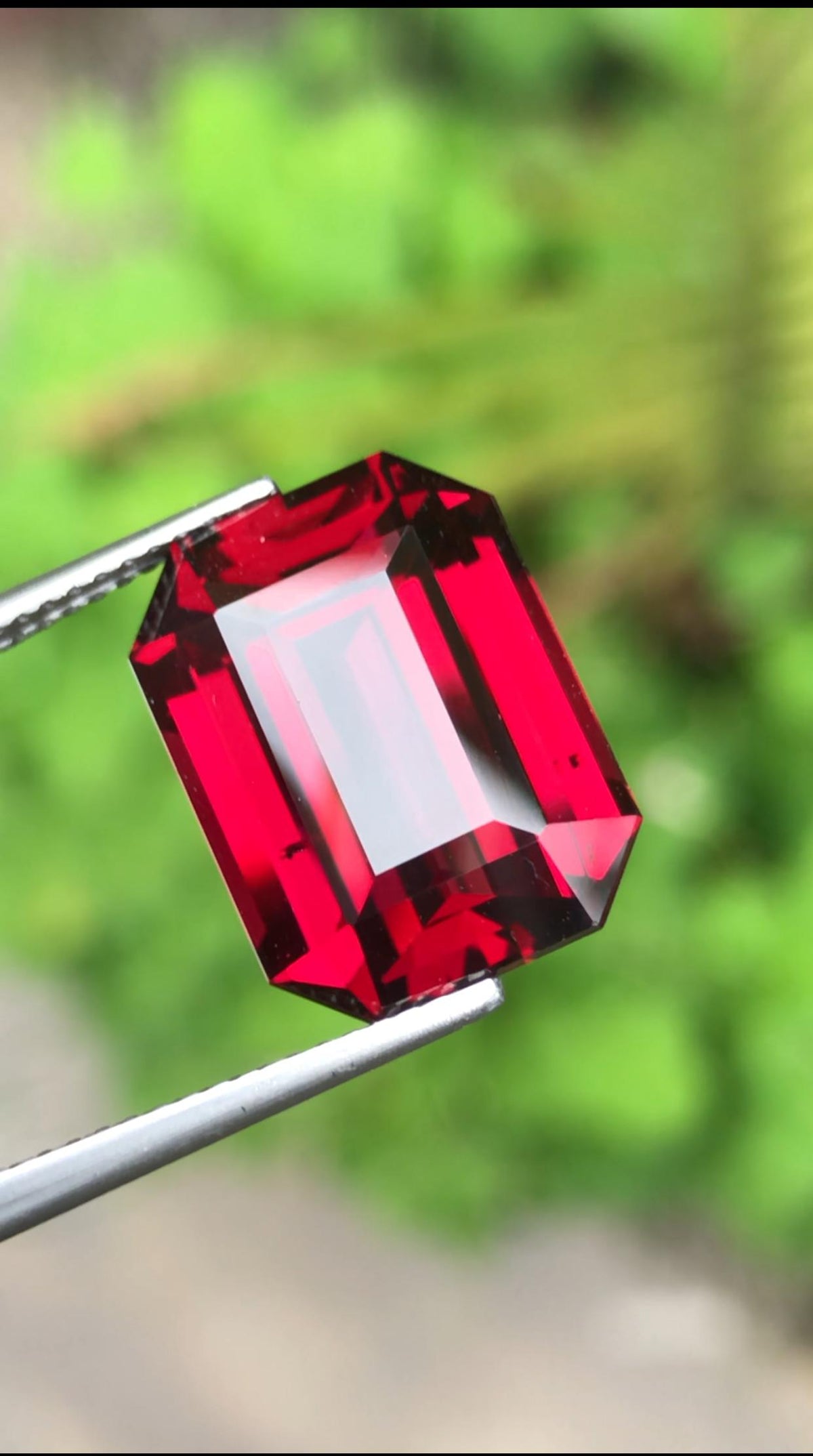Sensational Giant 13.02 Cts Rhodolite Tanga Mines Garnet,Vibrant Red Color