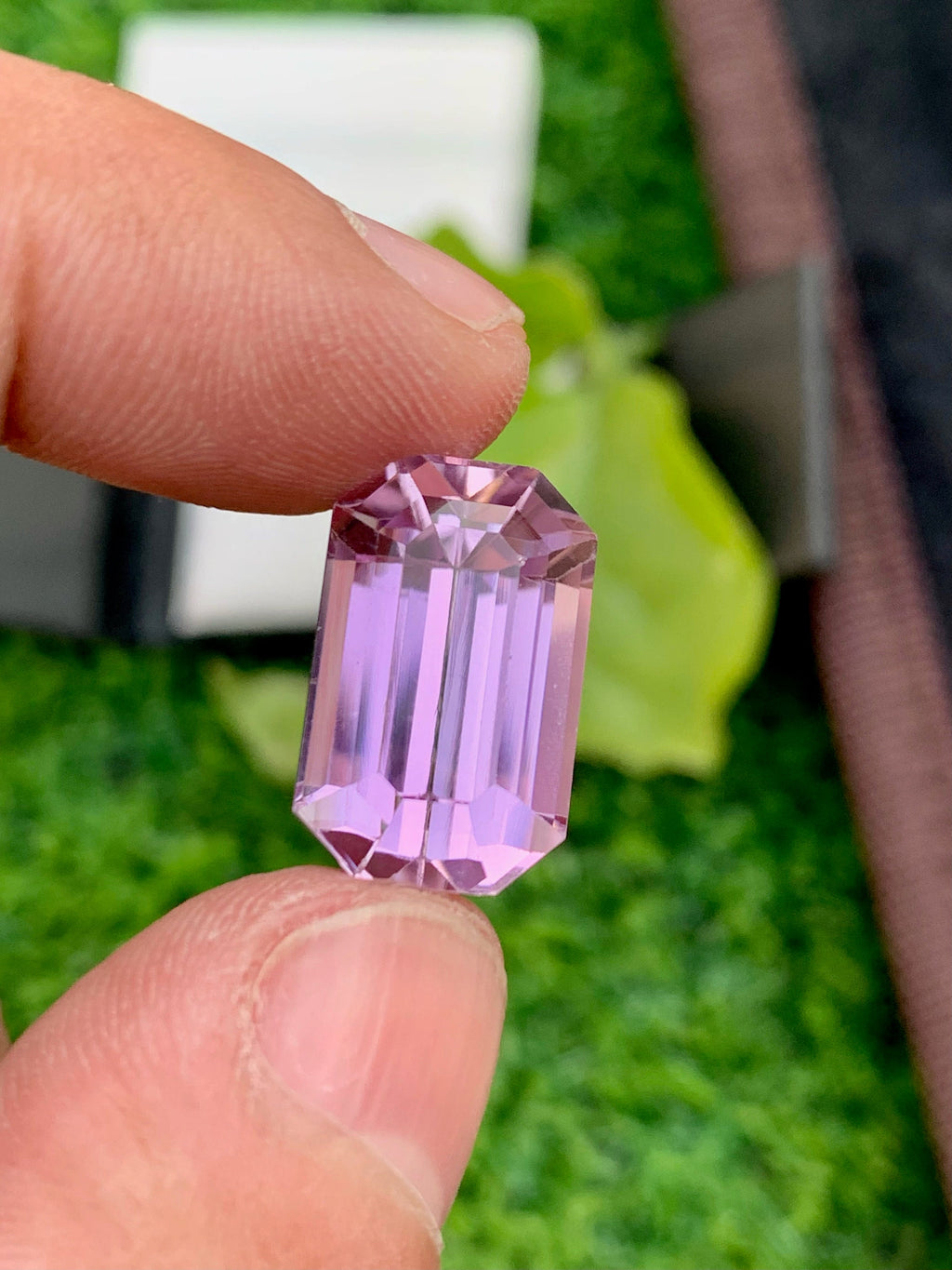 Natural Pink Kunzite Gemstone: Emerald Cut, 19.25 Carat