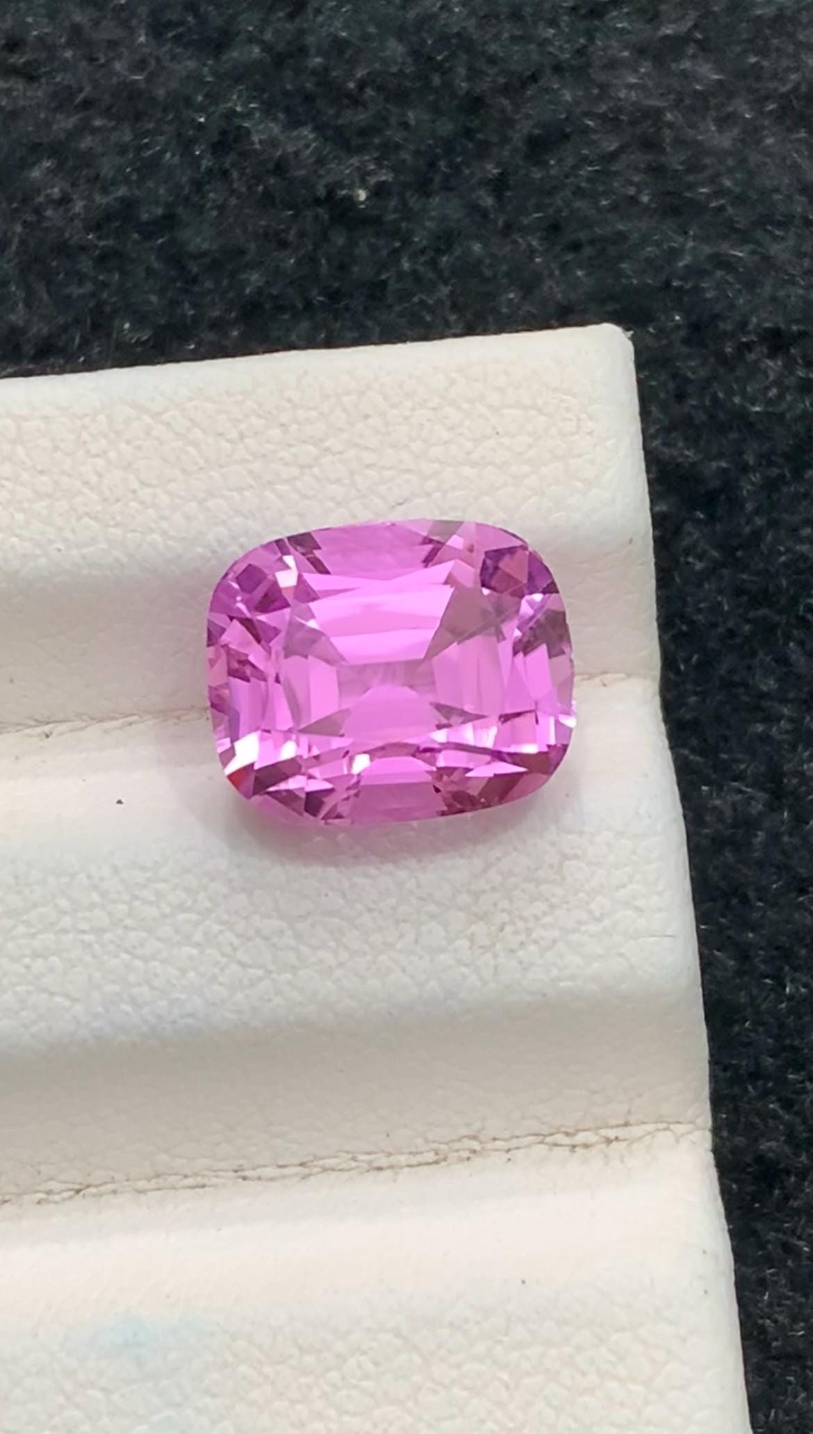 Pink Kunzite 5.75ct Cushion Cut – Fine Afghan Gemstone