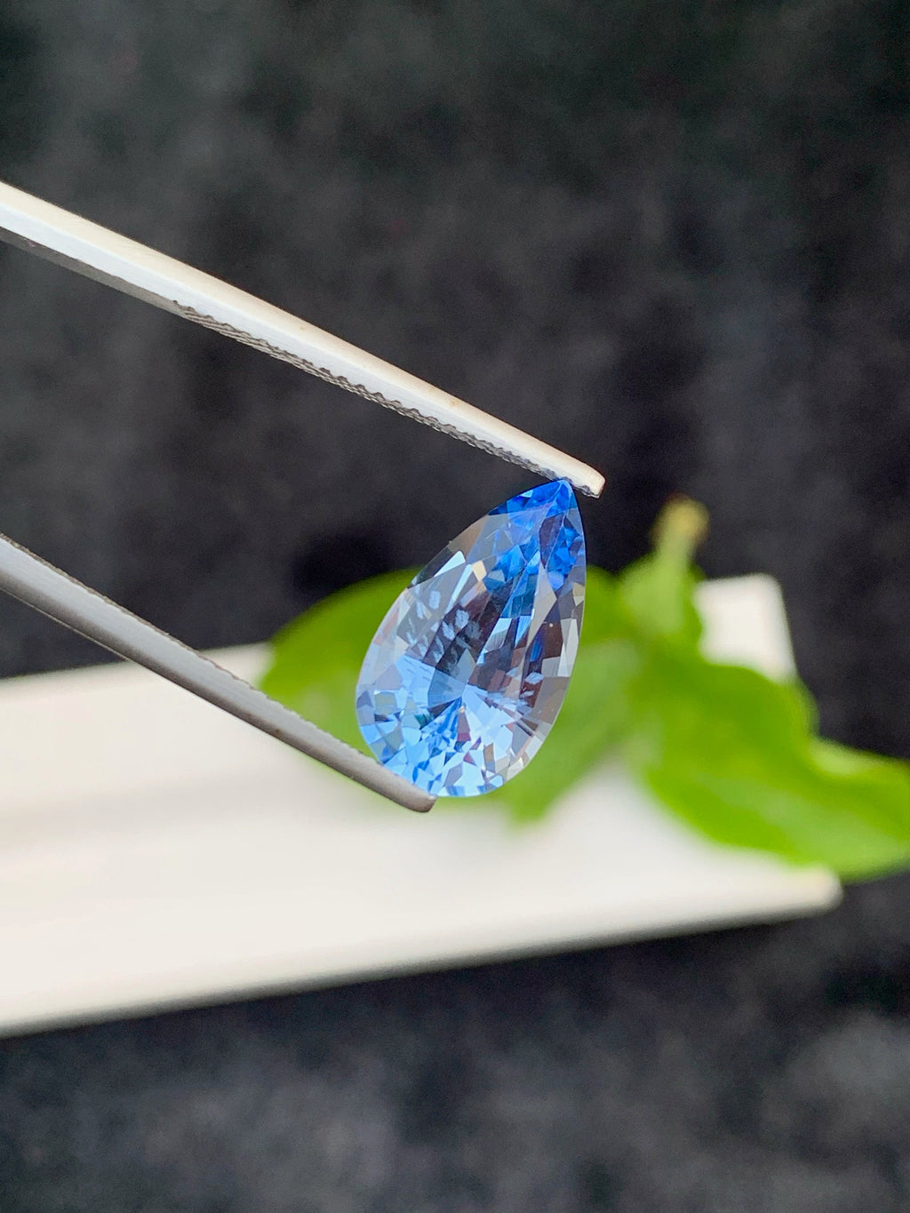 Santa Maria Aquamarine Gemstone: 4.05 CT Pear Cut Stone