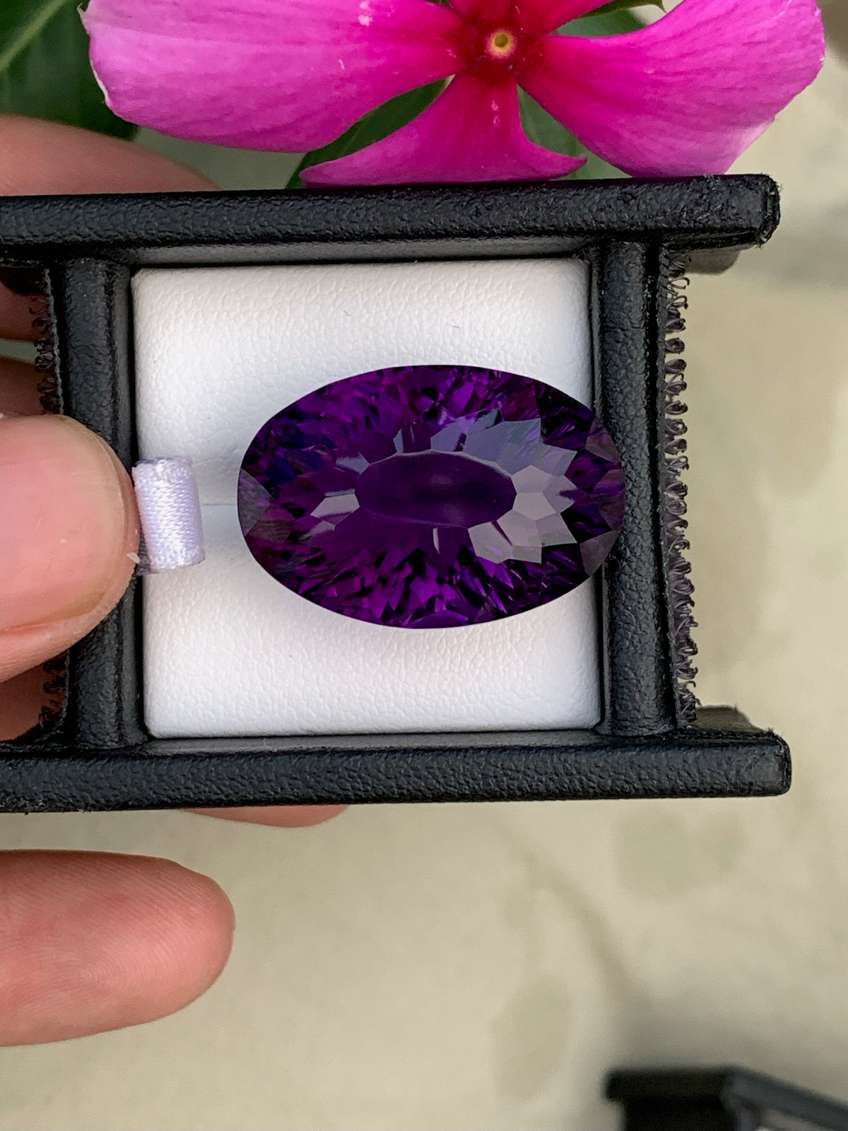 43 Ct Natural Purple Amethyst Oval Loose Gemstone - February Birthstone