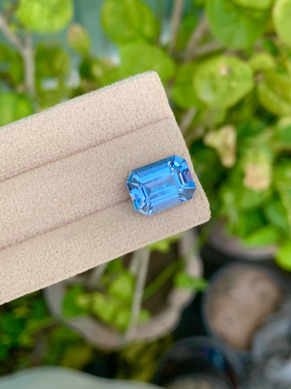 Santa Maria Aquamarine Gemstone: Loose Emerald Cut, 5.05 CT, March Birthstone