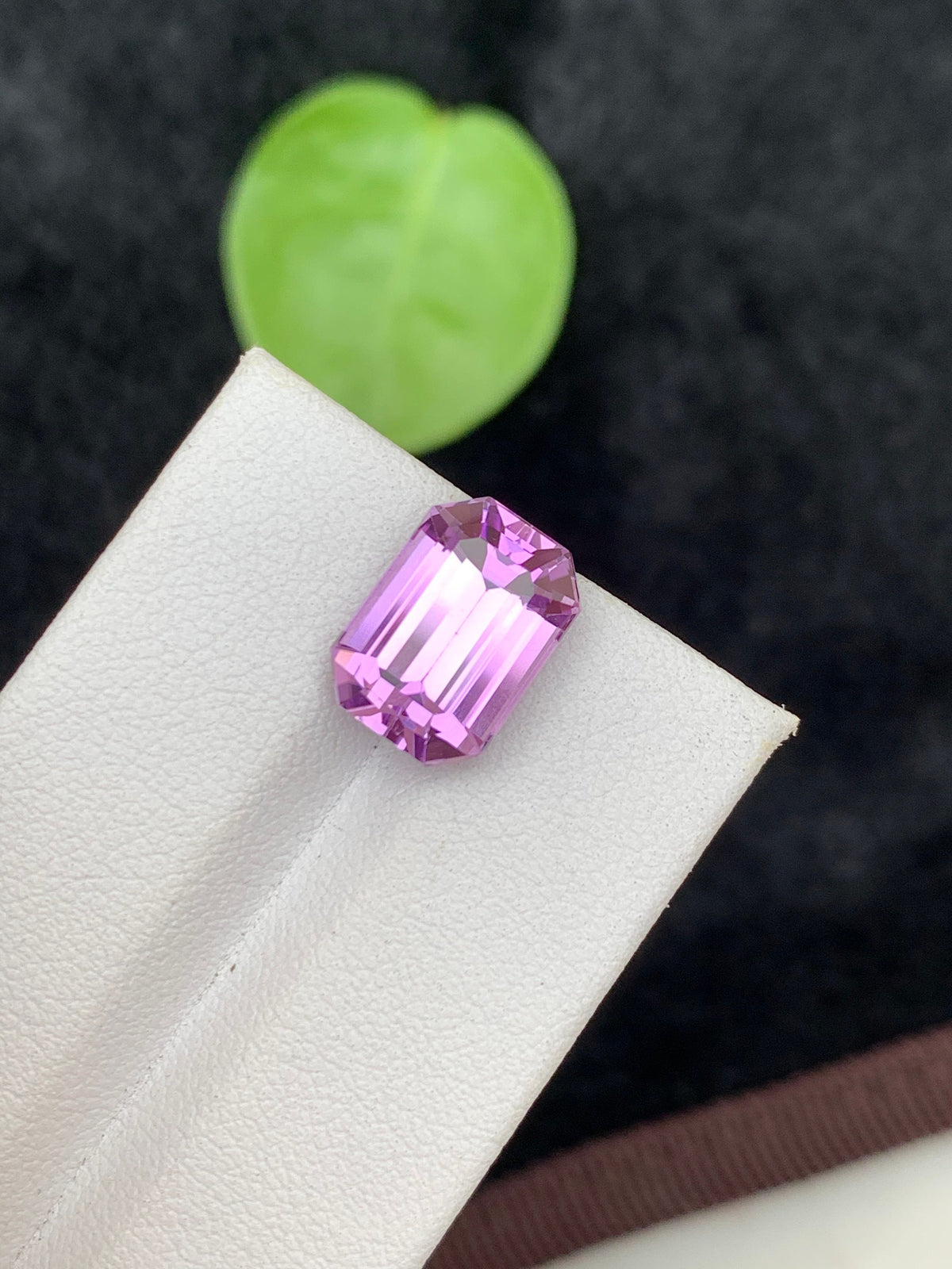 Lavender Pink Kunzite Gemstone: Emerald Cut, 7.25 CT Loose Stone