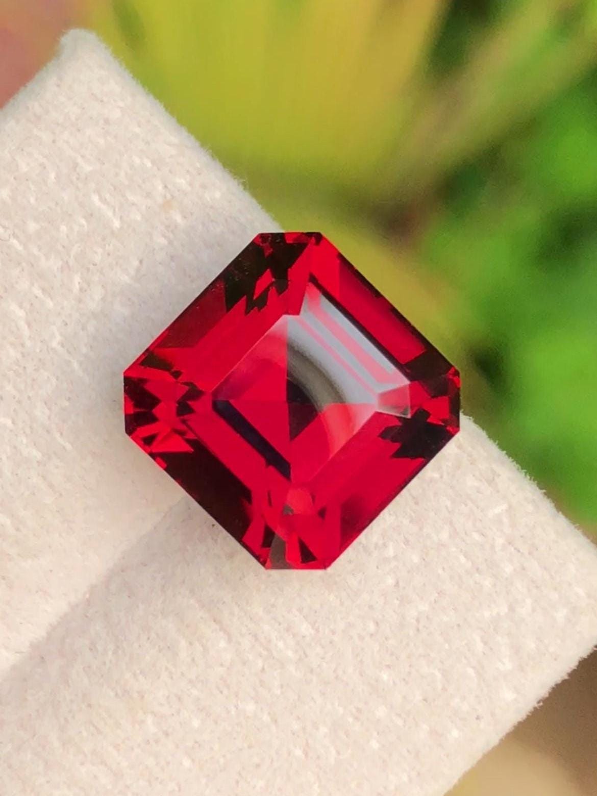 Rhodolite Purple Garnet 10.63ct Asscher Octagonal Cut – Tanzania Certified