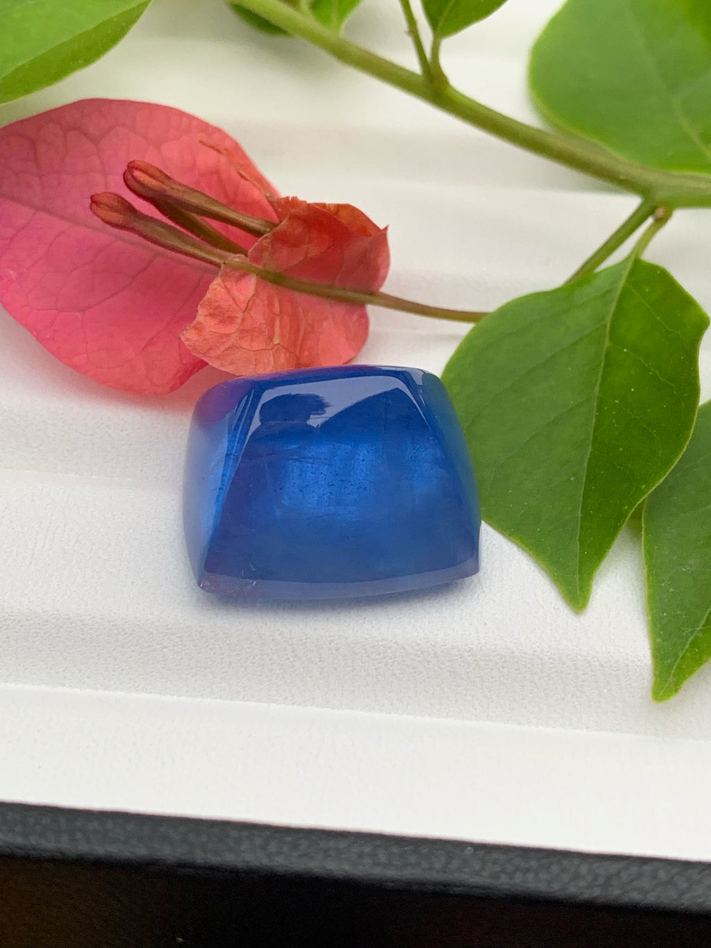 Deep Blue Aquamarine Cabochon: Santa Maria Gemstone, 38.35 CT