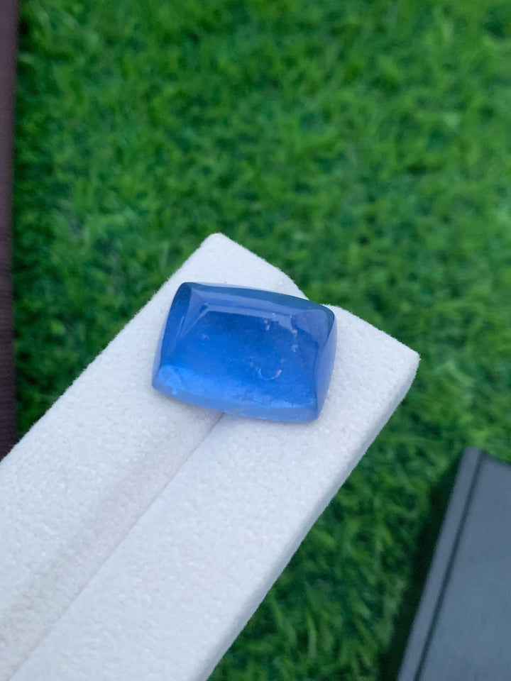 Deep Blue Aquamarine Sugar Loaf Cabochon: March Birthstone, 30.00 CT
