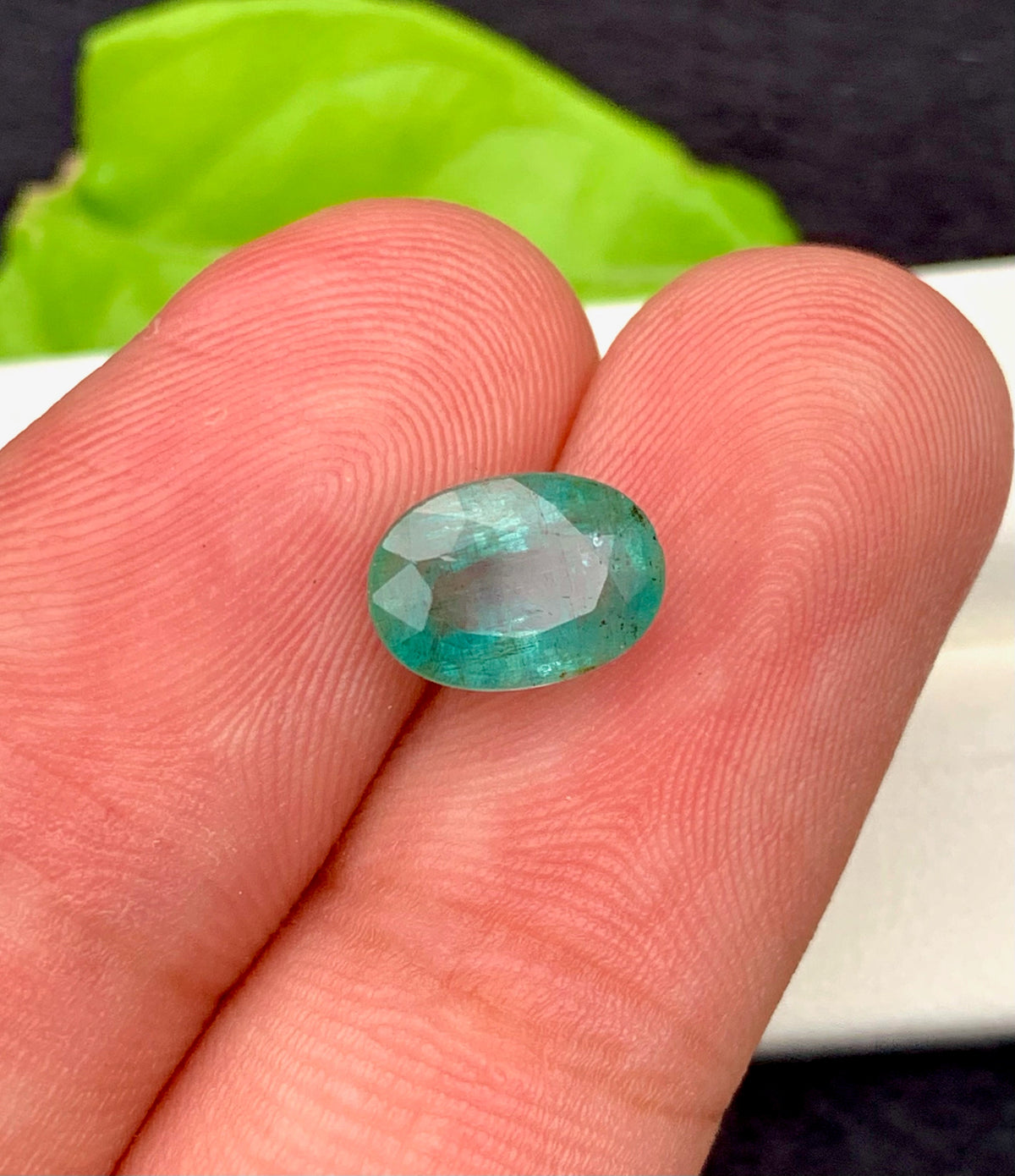 Natural Emerald Loose Gemstone Cushion Cut , Ring/ Jewelry Size zambia  Emerald~ 1.50 Carats