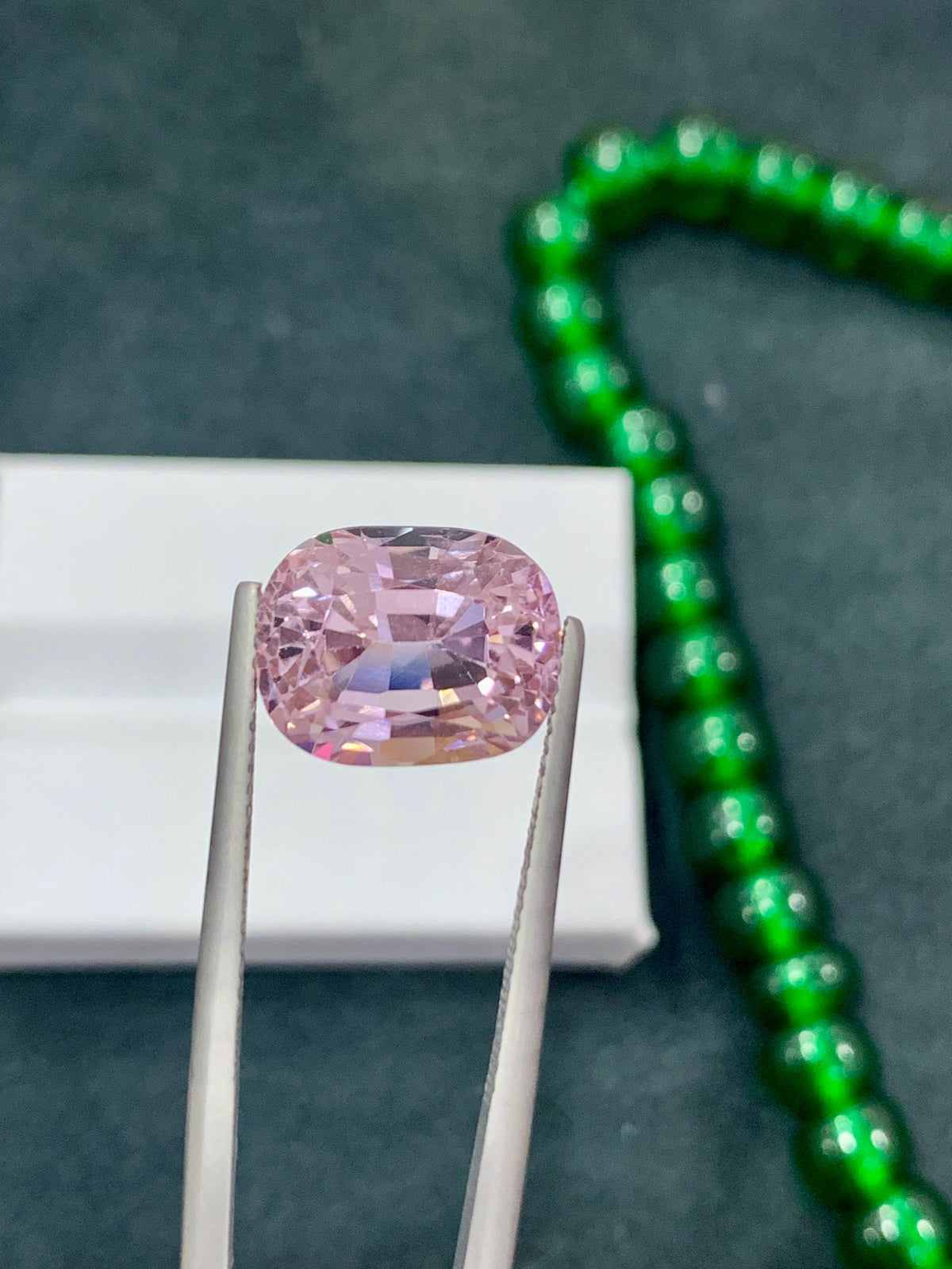 Pink Kunzite 9.30ct Oval Cut Gemstone from Afghanistan