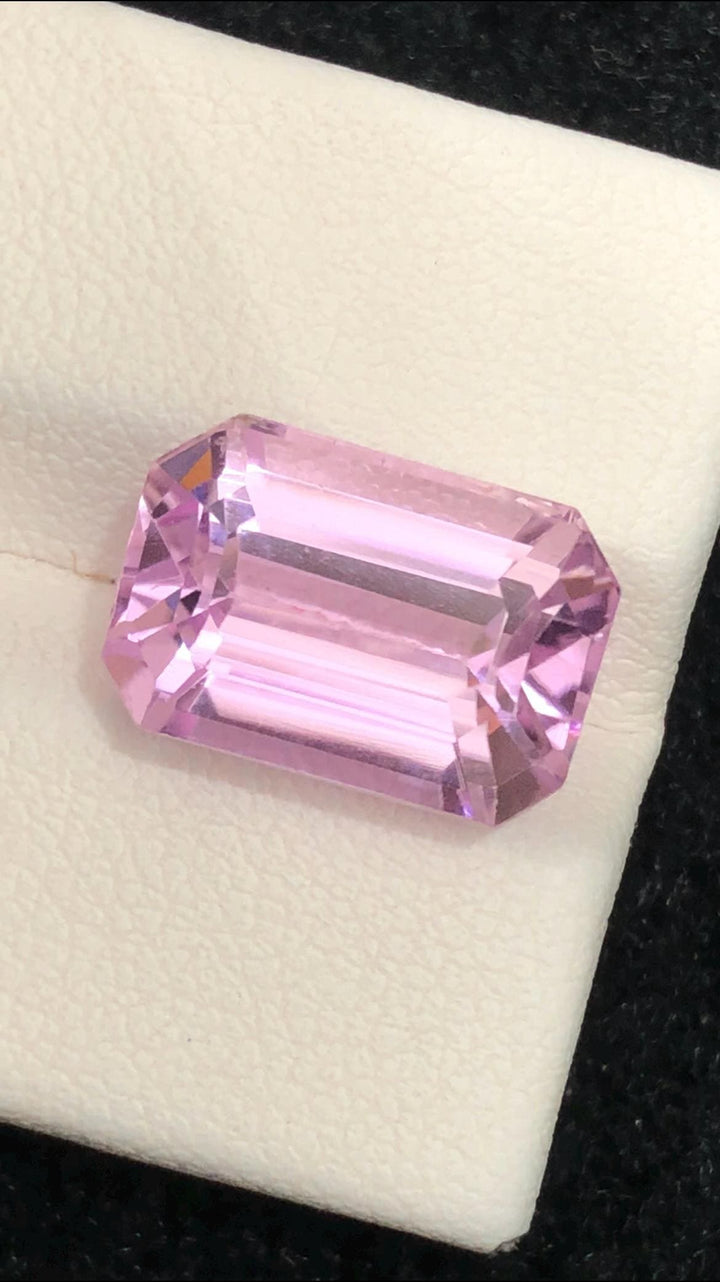 Pink Kunzite Emerald Cut – 9.70 Carats from Afghanistan