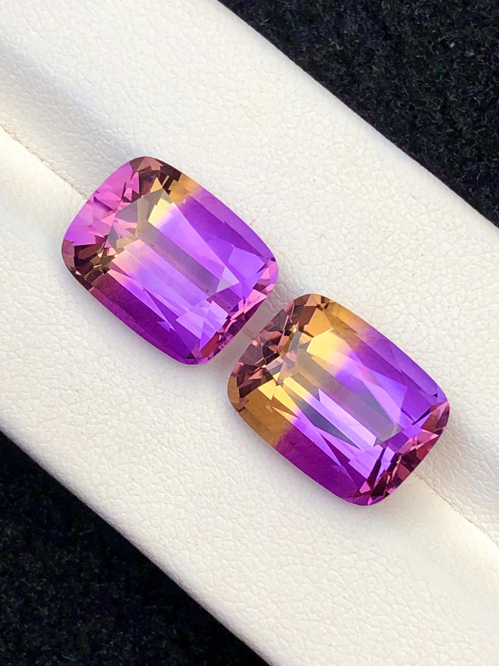Bi-Color Ametrine 14.90ct Cushion Cut – Gemstone from Brazil
