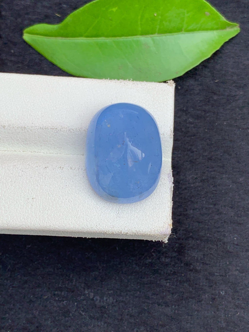 Santa Maria Aquamarine Cabochon: Deep Blue Oval Gemstone, 26.05 CT