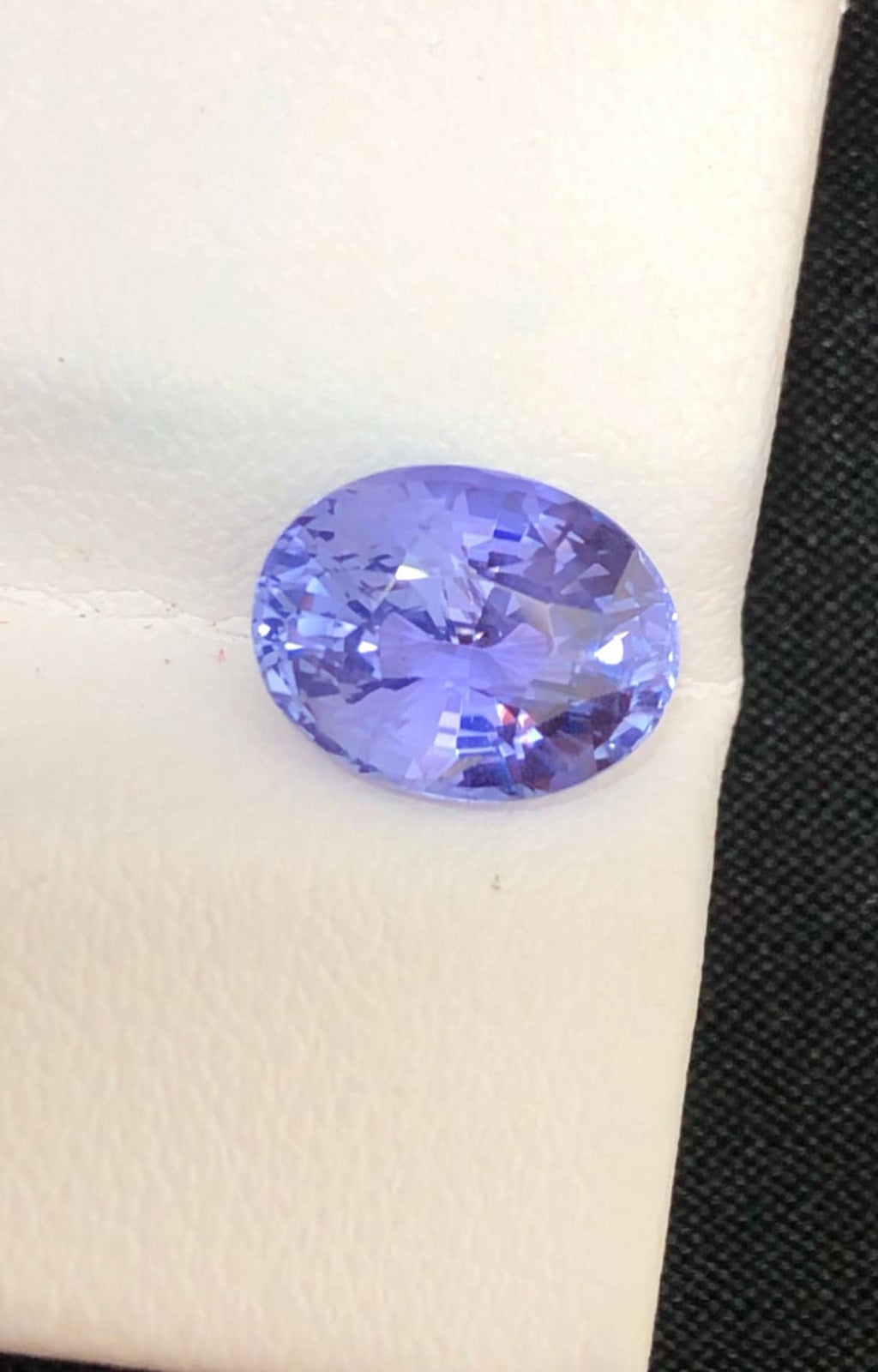 Certified 3.06 Carat Oval Blue Sapphire Gemstone: Untreated Jewelry Stone