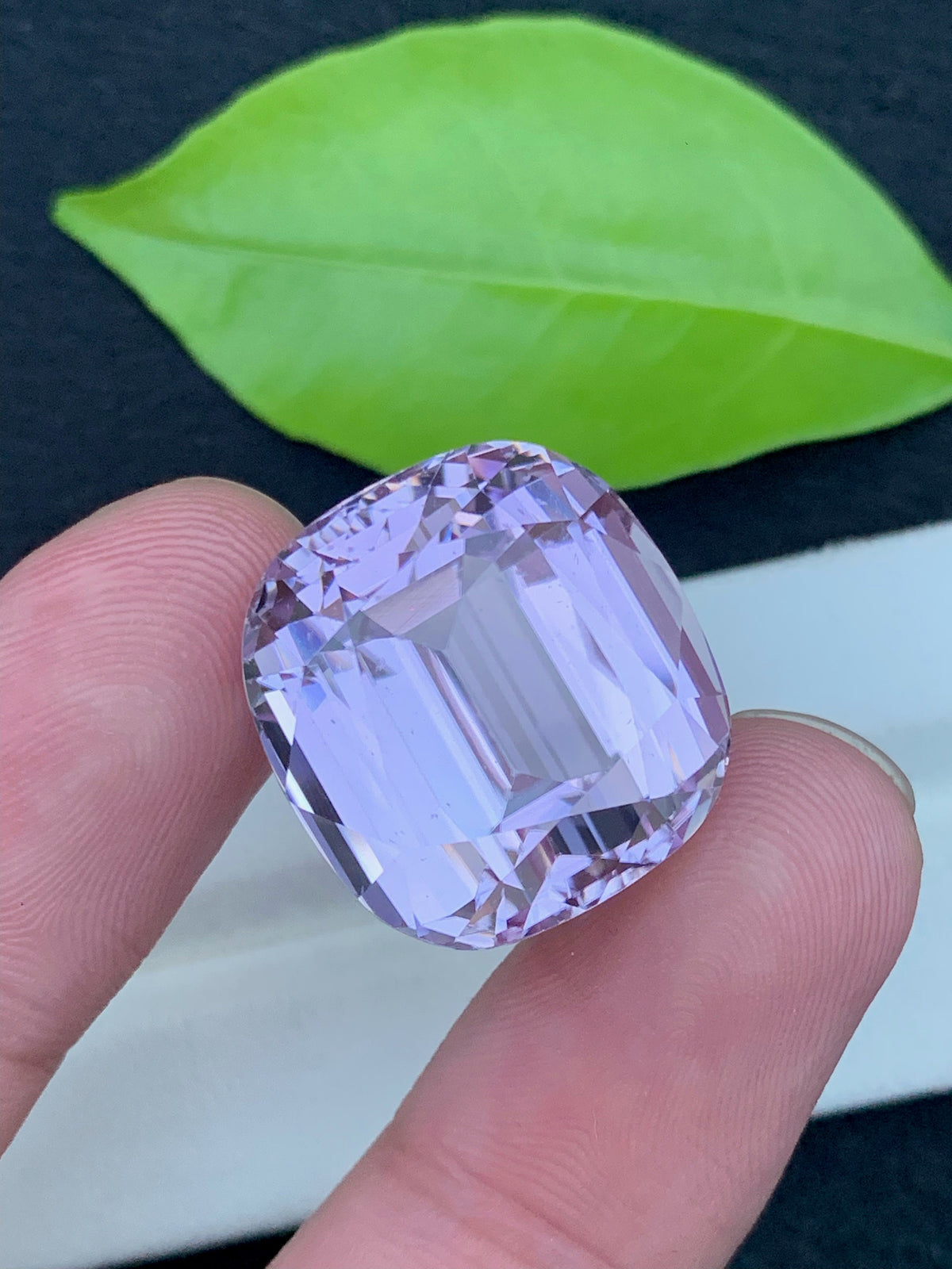 Light Pink Kunzite Gemstone: 57.30 CT Custom Cushion Cut