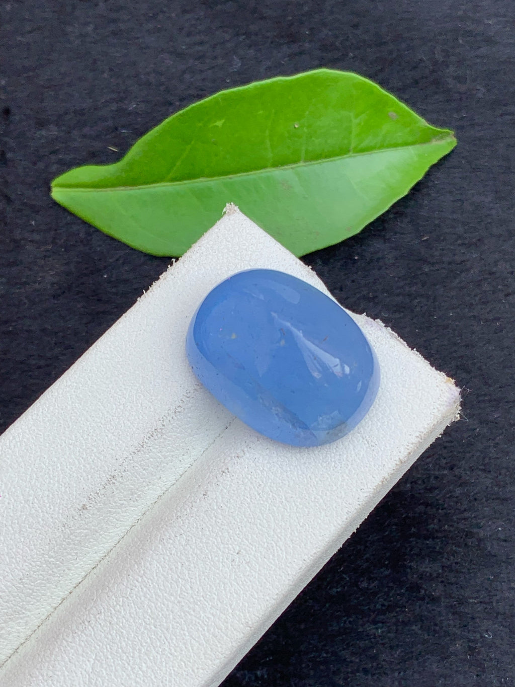 Santa Maria Aquamarine Cabochon: Deep Blue Oval Gemstone, 26.05 CT