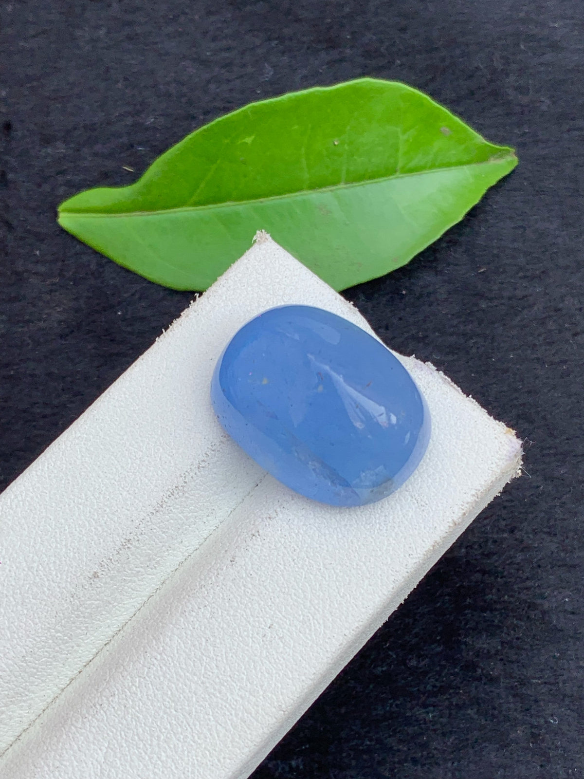 Santa Maria Aquamarine Cabochon: Deep Blue Oval Gemstone, 26.05 CT