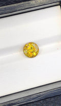 Natural Fire Sphene Gemstone: Round Cut, 1.90 CT