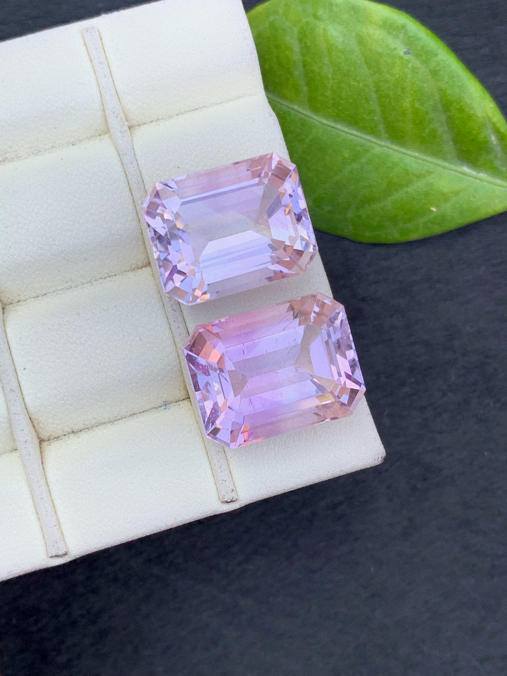 Emerald Cut Purple Amethyst Gemstone: Natural VVS Jewelry Stone (37.80 CTS)