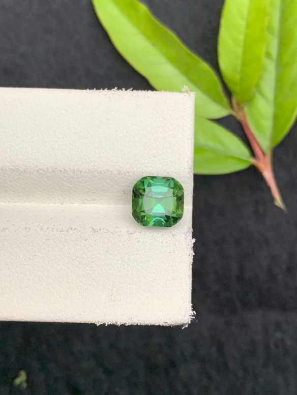 Natural Blue Green Tourmaline Gemstone For Sale , Fancy Cushion Shape Tourmaline For Jewelry ,07 | 07 | 06 MM