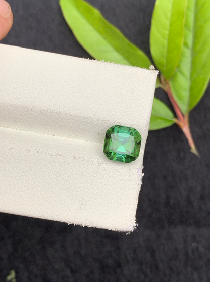 Natural Blue Green Tourmaline Gemstone For Sale , Fancy Cushion Shape Tourmaline For Jewelry ,07 | 07 | 06 MM