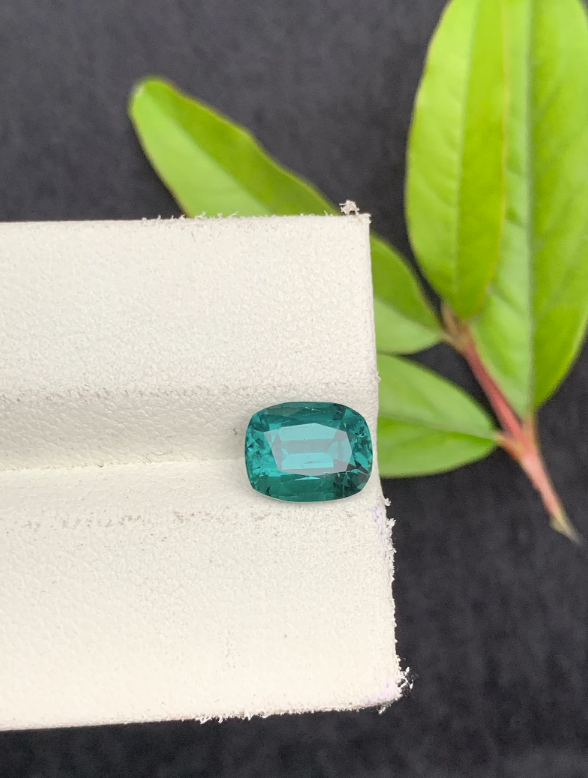 Intriguing Sky Blue Tourmaline Gemstone, 2.15 Carats, Natural Tourmaline, Loose Stone, Faceted Stone, Clean Quality, Afghanistan Tourmaline