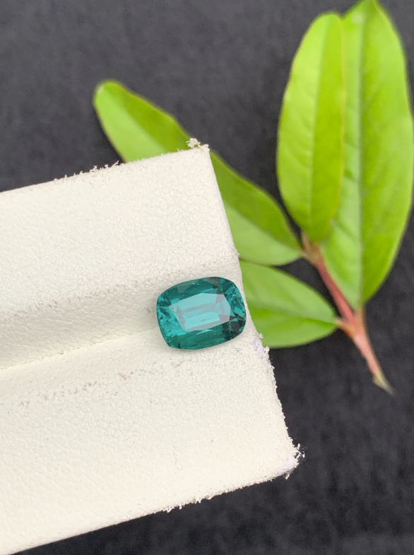 Intriguing Sky Blue Tourmaline Gemstone, 2.15 Carats, Natural Tourmaline, Loose Stone, Faceted Stone, Clean Quality, Afghanistan Tourmaline