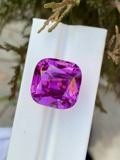 Purplish Pink Kunzite Faceted Gemstone for Ring Making, Natural Kunzite Ring Stone, Loose Kunzite Gemstone, Kunzite Loose Gemstone, 49 CT