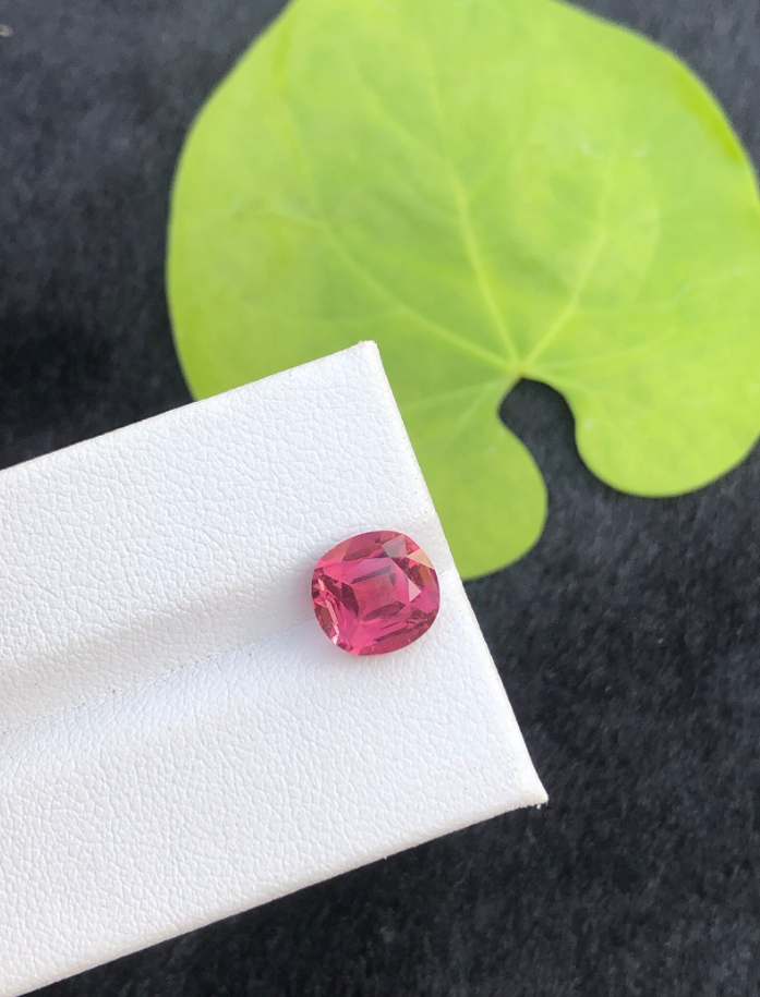 2.90ct Flawless Pink Tourmaline – Natural Cushion Cut from Afghanistan